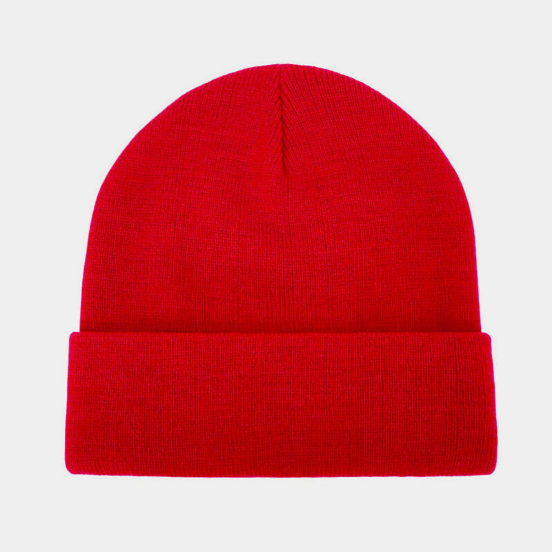 H00002 Chapéu de malha ao ar livre masculino e feminino de cor sólida outono inverno